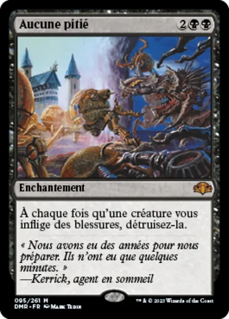 Aucune pitié, carte Magic DMR 95 — extension Dominaria Remastered