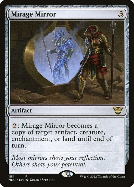 Mirage Mirror, Magic card NEC 154 — Neon Dynasty Commander set