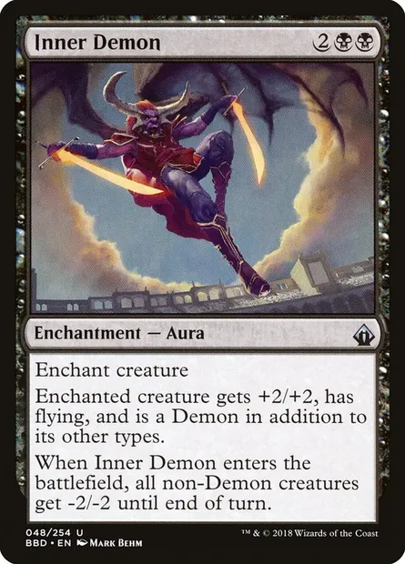 Inner Demon, Magic card BBD 48 — Battlebond set