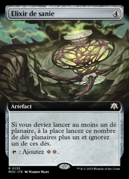Elixir de sanie, carte Magic MOC 133 — extension March of the Machine Commander