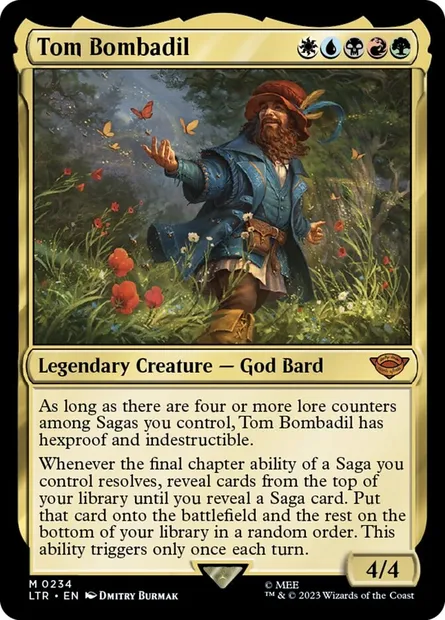 Tom Bombadil, Magic card LTR 234 — The Lord of the Rings: Tales of Middle-earth set