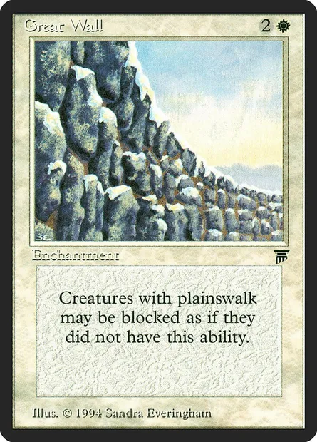 Great Wall, carte Magic LEG 17 — extension Legends