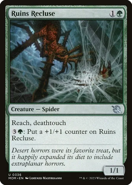 Ruins Recluse, Magic card MOM 336 — March of the Machine set