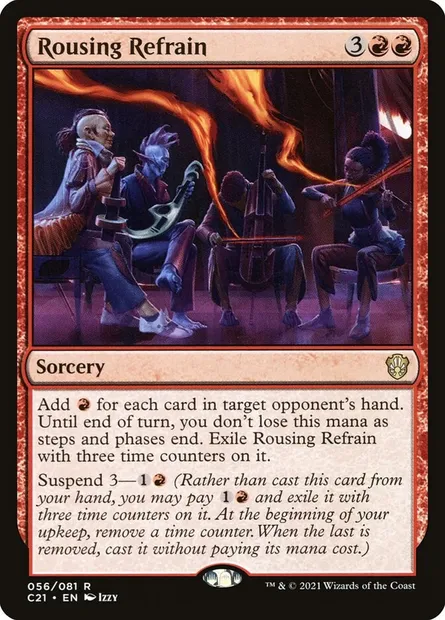 Rousing Refrain, Magic card C21 56 — Commander 2021 set