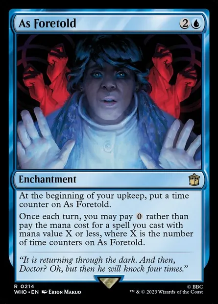 As Foretold, Magic card WHO 214 — Doctor Who set