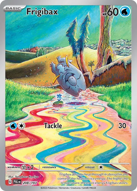 Frigibax, Pokémon card PAL 208 — Paldea Evolved set