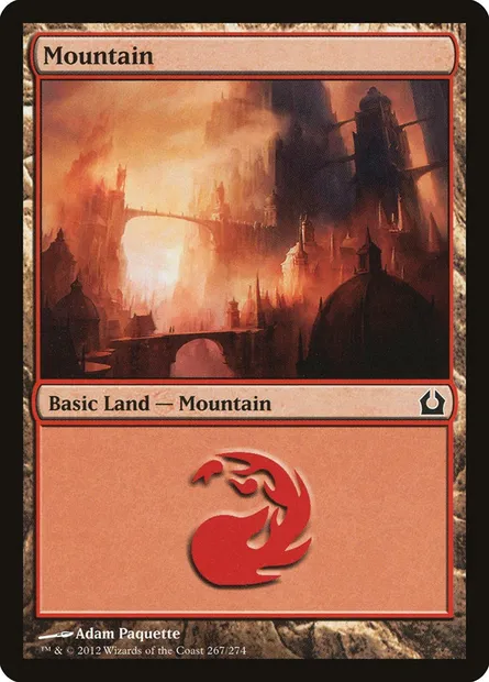 Mountain, Magic card RTR 267 — Return to Ravnica set