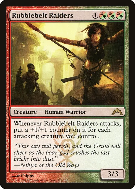 Rubblebelt Raiders, Magic card GTC 224 — Gatecrash set
