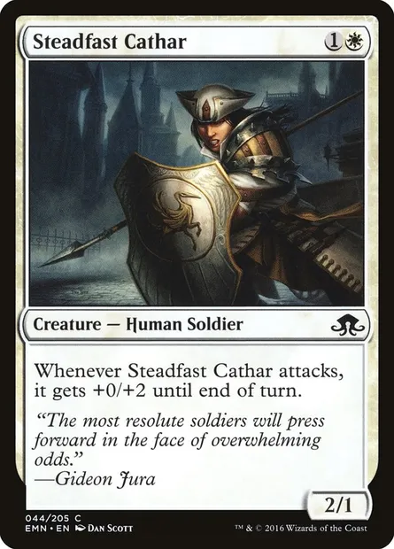Steadfast Cathar, Magic card EMN 44 — Eldritch Moon set