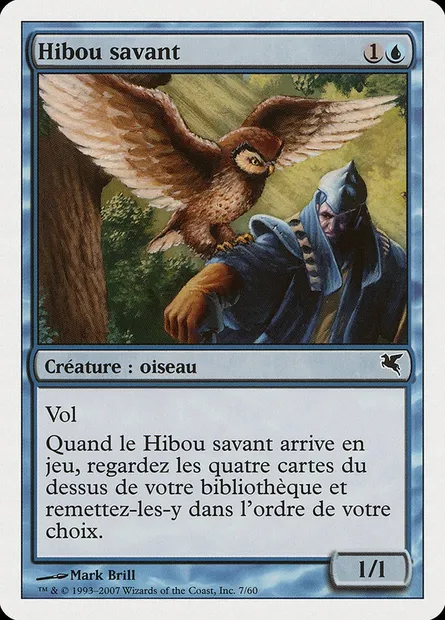 Sage Owl, Magic card PSAL E7 — Salvat 2005 set