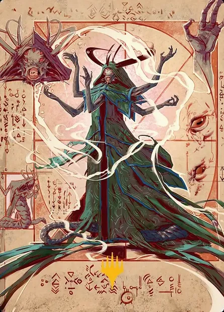 Tragedy Feaster // Tragedy Feaster, carte Magic ASOS 30 — extension Secrets of Strixhaven Art Series