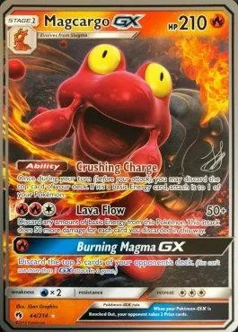 Volcaropod GX, carte Pokémon WCD19 044 — extension World Championship Decks 2019