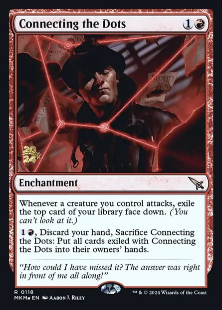 Connecting the Dots, Magic card PMKM 118s — Murders at Karlov Manor Promos set