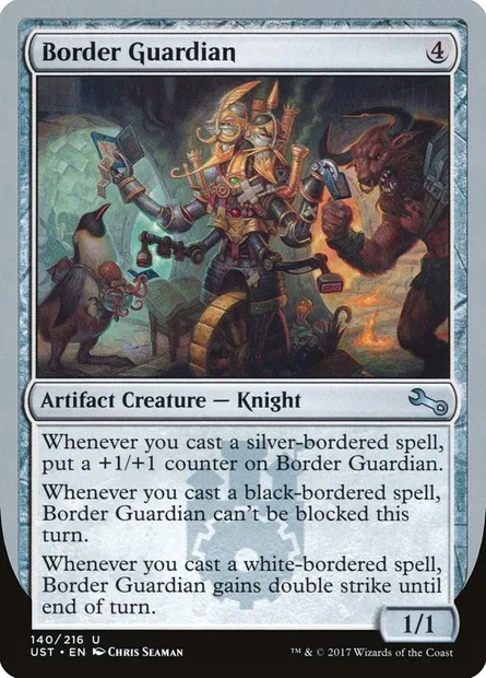 Border Guardian, Magic card UST 140 — Unstable set