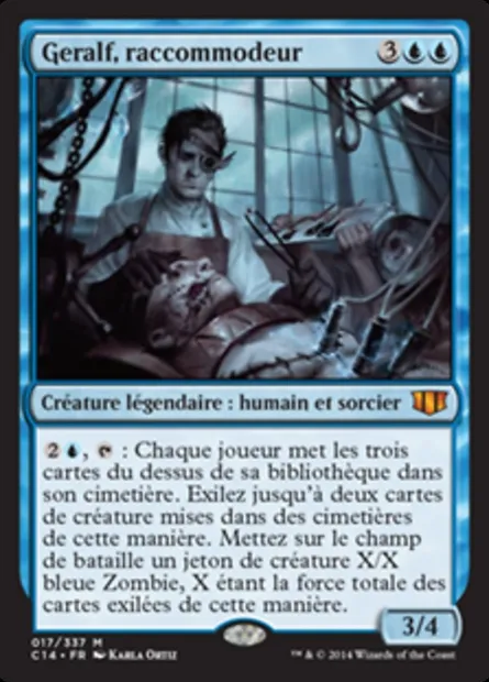 Geralf, raccommodeur, carte Magic C14 17 — extension Commander 2014