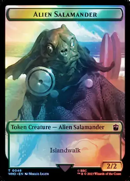 Alien Salamander, Magic card TWHO 48 — Doctor Who Tokens set