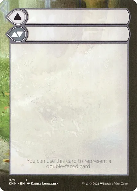 Double-Faced Substitute Card, Magic card SKHM 9 — Kaldheim Substitute Cards set
