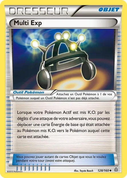 Multi Exp, carte Pokémon PRC 128 — extension Primo-Choc