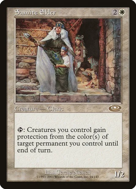 Doyenne sanctive, carte Magic PLS 14 — extension Planeshift