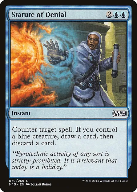 Statute of Denial, Magic card M15 79 — Magic 2015 set
