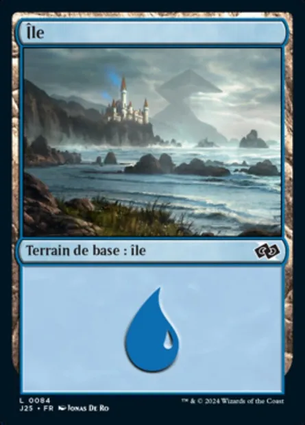 Île, carte Magic J25 84 — extension Foundations Jumpstart