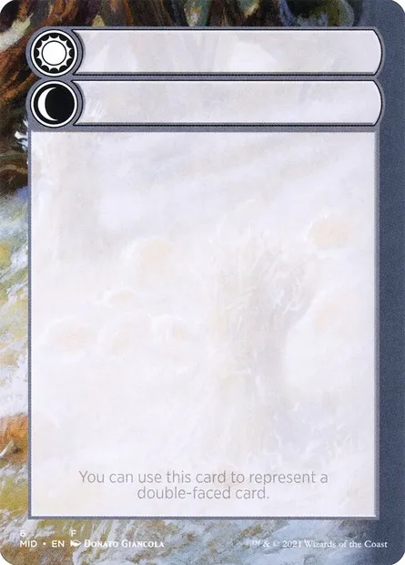 Double-Faced Substitute Card, Magic card SMID 6 — Innistrad: Midnight Hunt Substitute Cards set