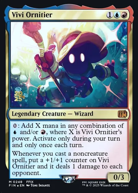 Vivi Ornitier, Magic card PFIN 248s — Final Fantasy Promos set