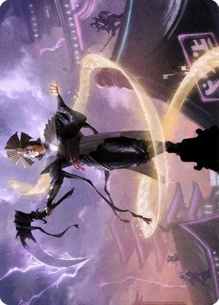 Naomi, Pillar of Order // Naomi, Pillar of Order, Magic card ANEO 35 — Neon Dynasty Art Series set