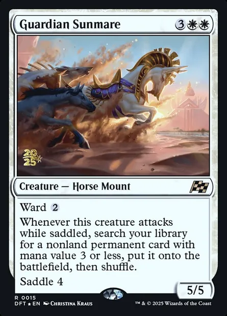 Guardian Sunmare, Magic card PDFT 15s — Aetherdrift Promos set