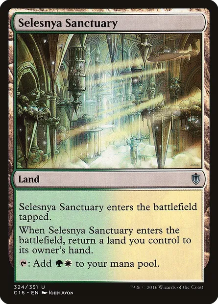 Selesnya Sanctuary, Magic card C16 324 — Commander 2016 set