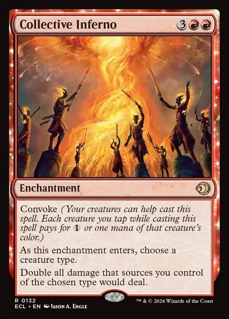 Collective Inferno, Magic card ECL 132 — Lorwyn Eclipsed set