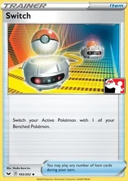 Échange, carte Pokémon PPS 183 — extension Play! Pokémon Prize Pack Series