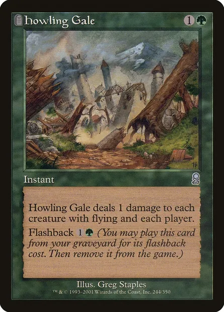 Howling Gale, Magic card ODY 244 — Odyssey set