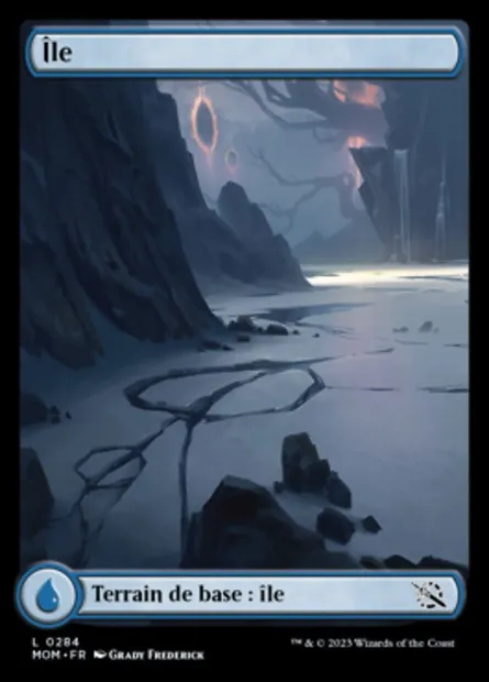 Île, carte Magic MOM 284 — extension L'invasion des machines