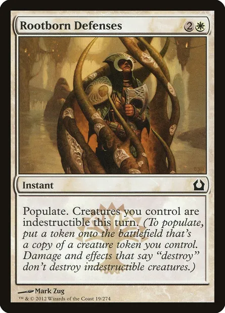 Rootborn Defenses, Magic card RTR 19 — Return to Ravnica set