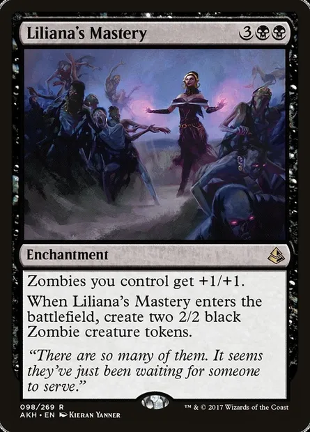 Liliana's Mastery, Magic card AKH 98 — Amonkhet set