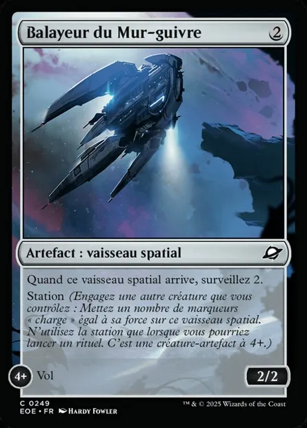Balayeur du Mur-guivre, carte Magic EOE 249 — extension Edge of Eternities