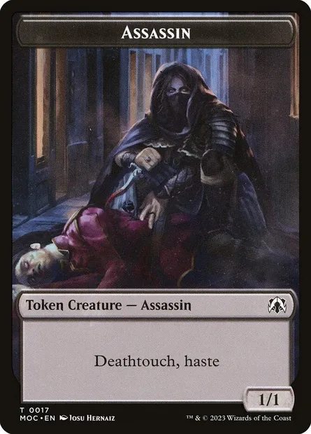 Assassin, Magic card TMOC 17 — March of the Machine Commander Tokens set