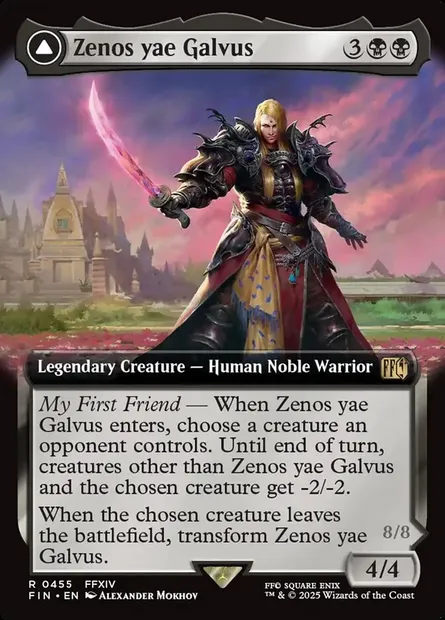 Zenos yae Galvus // Shinryu, Transcendent Rival, Magic card FIN 455 — Final Fantasy set