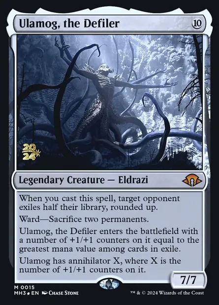 Ulamog, the Defiler, Magic card PMH3 15s — Modern Horizons 3 Promos set