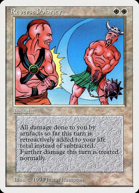 Reverse Polarity, Magic card SUM 36 — Summer Magic / Edgar set