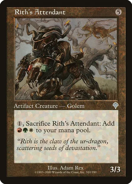 Rith's Attendant, Magic card INV 310 — Invasion set