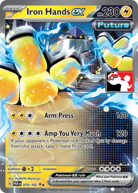 Iron Hands ex, Pokémon card PPS 070-3 — Play! Pokémon Prize Pack Series set
