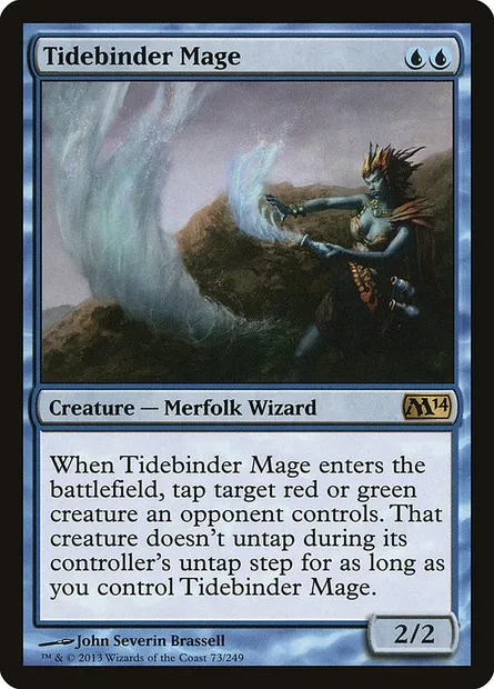 Tidebinder Mage, Magic card M14 73 — Magic 2014 set