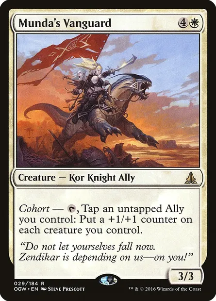 Munda's Vanguard, Magic card OGW 29 — Oath of the Gatewatch set