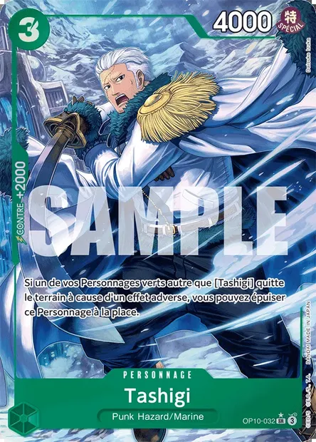 Tashigi, carte One Piece OP10-032 — extension SANG ROYAL