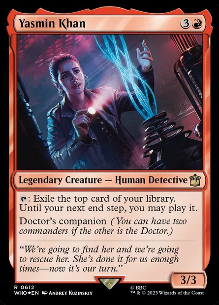 Yasmin Khan, Magic card WHO 612 — Doctor Who set