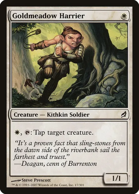 Goldmeadow Harrier, Magic card LRW 17 — Lorwyn set