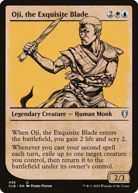 Oji, the Exquisite Blade, Magic card CLB 436 — Commander Legends: Battle for Baldur's Gate set