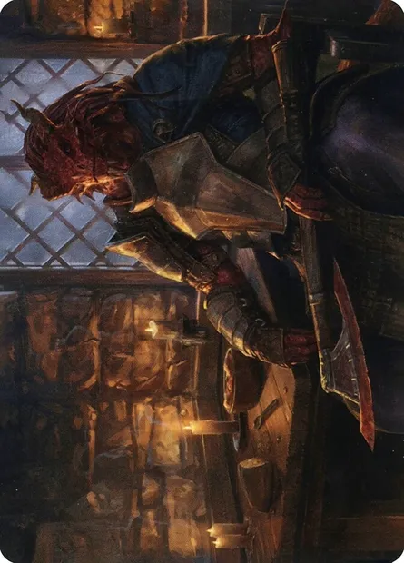 Jaded Sell-Sword // Jaded Sell-Sword, Magic card AAFR 47 — Adventures in the Forgotten Realms Art Series set
